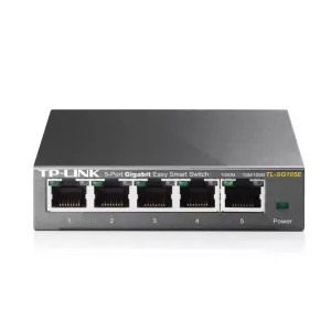 TP-LINK TL-SG105E 5 PORT 10/100/1000 EASY SMART DESKTOP SWITCH