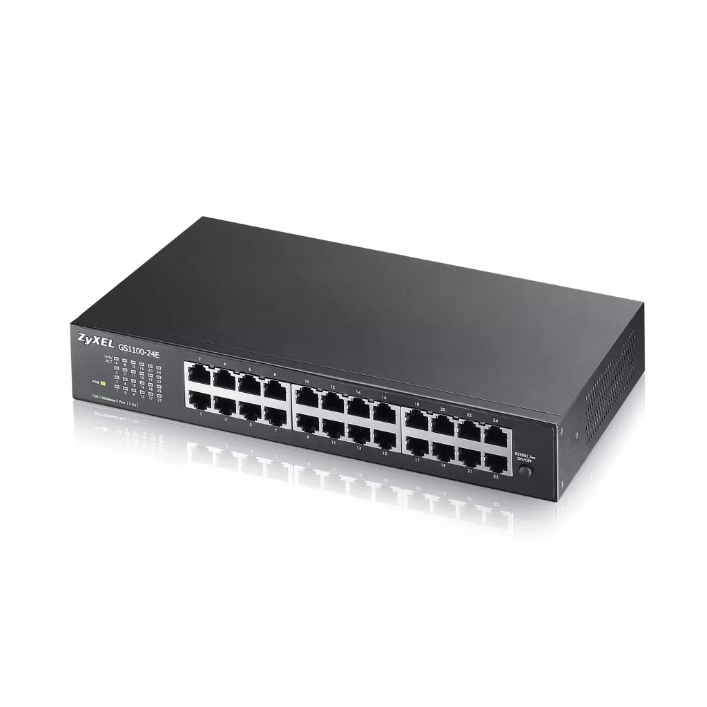 ZyXEL 24port Gigabit Yönetilemez Switch GS1100-24E v3