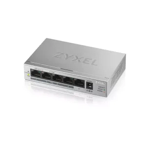 ZyXEL 5port PoE 4port 60w Gigabit Yönetilemez Switch GS-1005HP