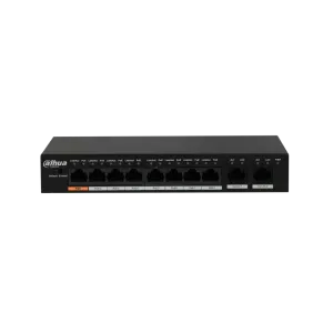 DAHUA PFS3010-8ET-96-V2 8 PORT 10/100 2GE UPLINK 96W YONETILEMEZ POE SWITCH
