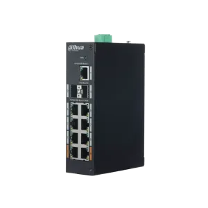 DAHUA 8port PoE 130w Gigabit Yönetilemez Endüstriyel Switch PFS3211-8GT-120-V2