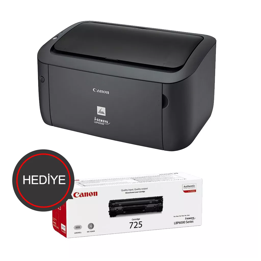 CANON LBP6030B A4 Siyah Laser Yazıcı USB 2.0 Demo+1 Tonerli