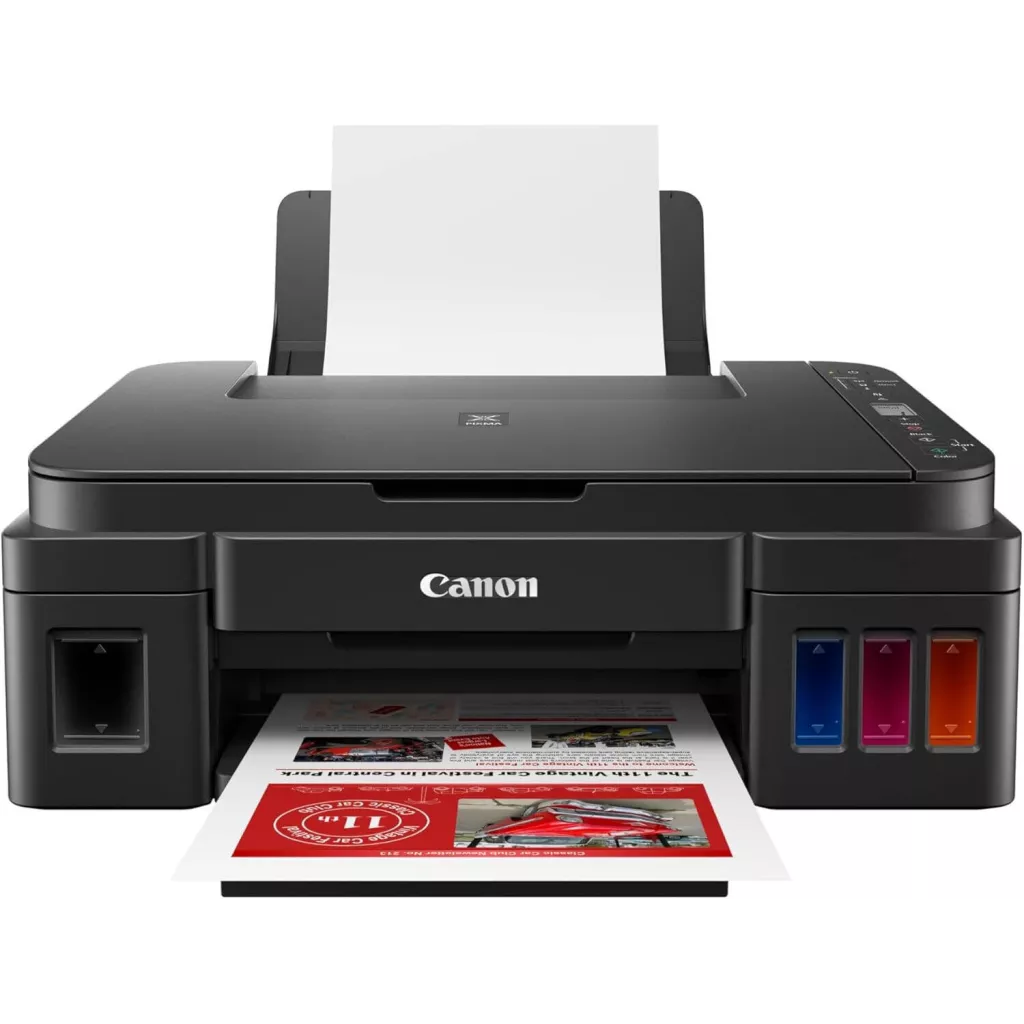 CANON A4 Renkli PIXMA G3416 Çok Fonksiyonlu Tanklı Yazıcı Tarayıcı Fotokopi USB 2.0,Kablosuz