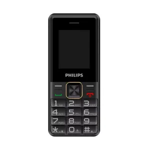 PHILIPS Xenium E6105, 128Mb, Siyah, 48Mb Ram, 1,77inc Ekran, 4G Çift Sim Desteği, FM Radyo, 1000mAh Pil, Türkiye KVK Garantili