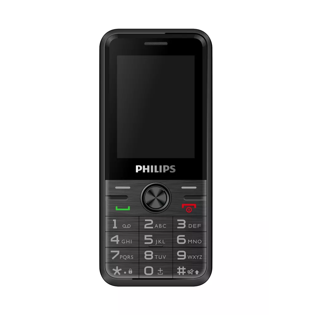 PHILIPS Xenium E6500, 128Mb, Siyah, 48Mb Ram, 2,4inc Ekran, Arka Kamera, 4G Çift Sim Desteği, FM Radyo, 1700mAh Pil, El Feneri, Türkiye KVK Garantili