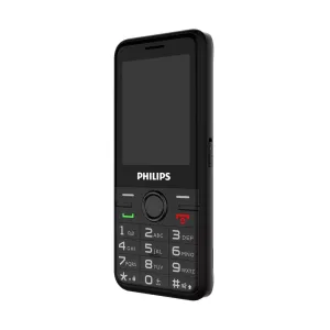 PHILIPS Xenium E6500, 128Mb, Siyah, 48Mb Ram, 2,4inc Ekran, Arka Kamera, 4G Çift Sim Desteği, FM Radyo, 1700mAh Pil, El Feneri, Türkiye KVK Garantili