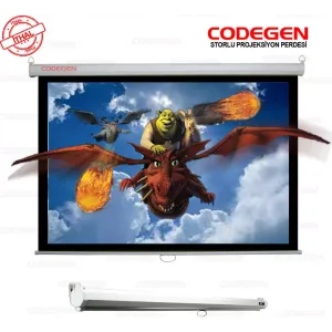 CODEGEN AX18 180x180 Storlu Projeksiyon Perdesi