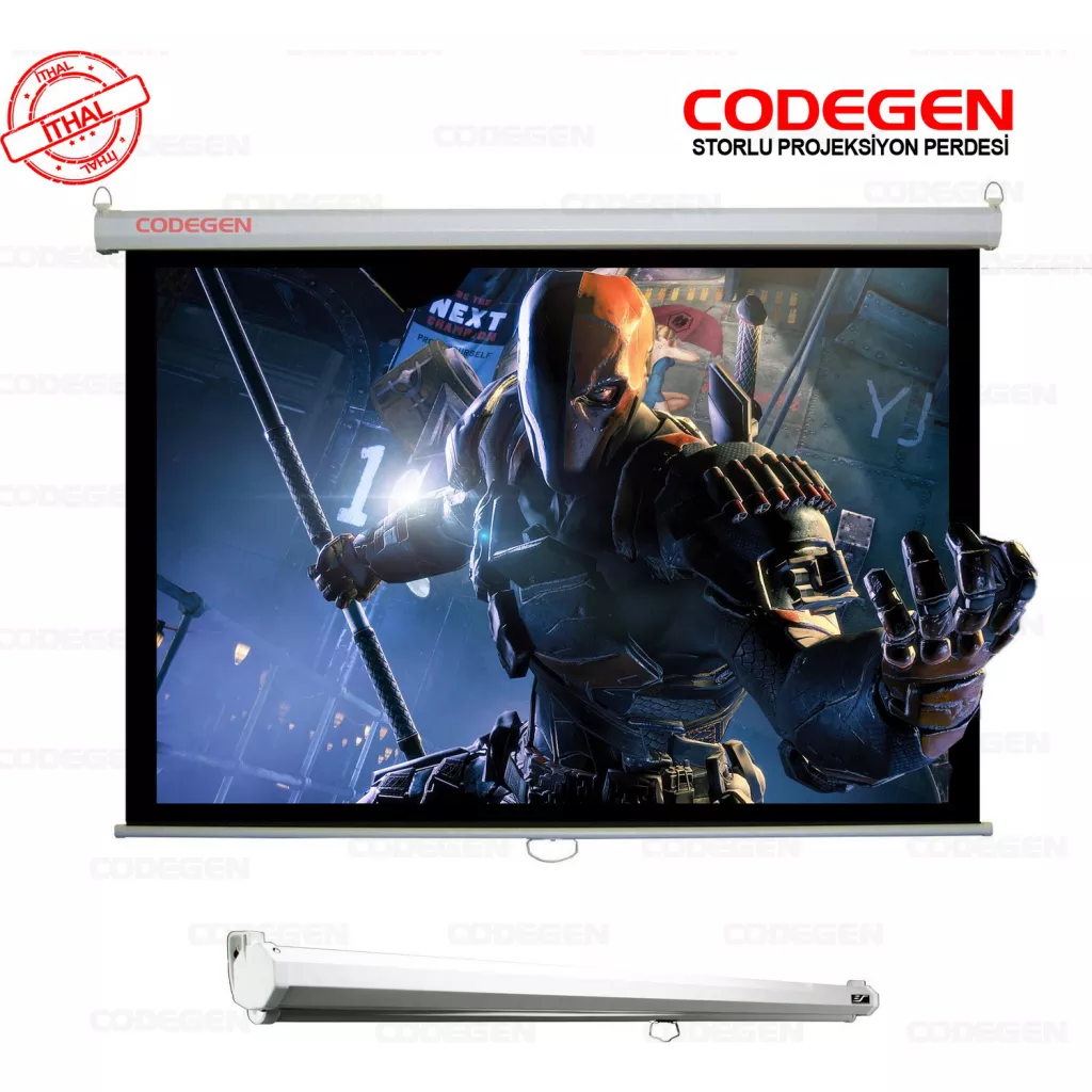 CODEGEN AX24 240x200 Storlu Projeksiyon Perdesi