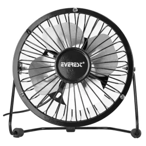 EVEREST EFN-482, Metal Kanat, Masaüstü, USB, Vantilatör