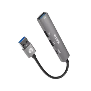 S-LINK SW-U322, USB3.0 to 2xUSB 2.0, 1xUSB 3.0, 1xType-C, Metal, USB HUB