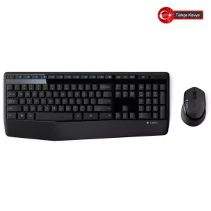 LOGITECH MK345 Kablosuz Q Trk Siyah Klavye - Mouse Set  (920-006514)