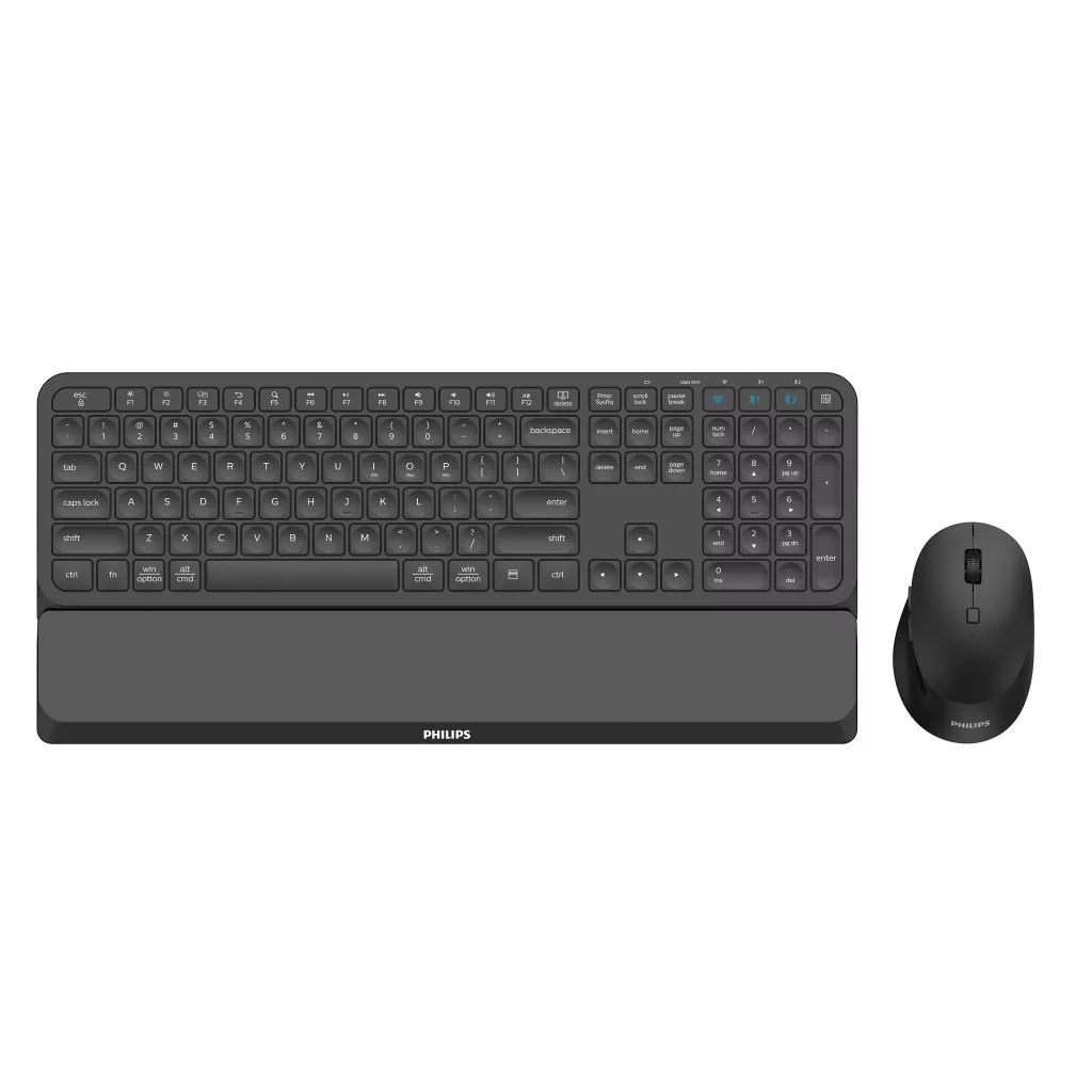 PHILIPS SPT6607 KABLOSUZ STANDART SİYAH Q KLAVYE+MOUSE