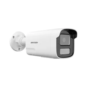 HIKVISION DS-2CD1T43G2-LIUF/SL 4Mpix, 4mm Lens,  H265+,50Mt Gece Görüşü, Hybrid Light, SD Kart,Dahili Mikrofon, PoE, Bullet IP Kamera
