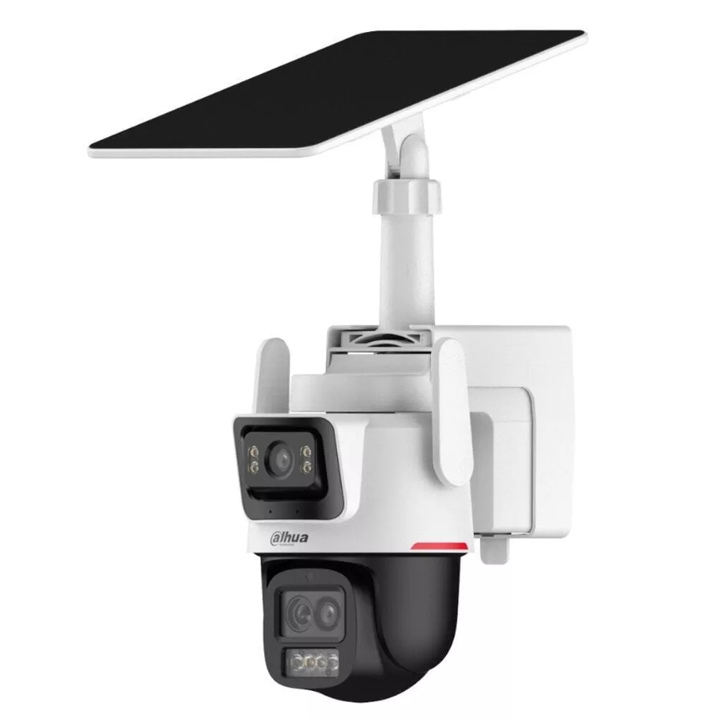 DAHUA IPC-PTS2649C-3E3Z-4GB20 3MP+3MP 2.8MM 4G IP66 PT DOME SOLAR IP KAMERA