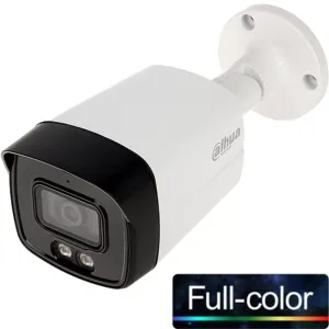 DAHUA 2MP Bullet 3.6mm Full Color Analog Kamera DH-HAC-HFW1209TLMP-A-LED