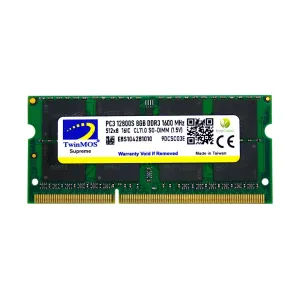 TWINMOS 8GB DDR3 1600 MHz NOTEBOOK RAM MDD38GB1600N 1.5volt