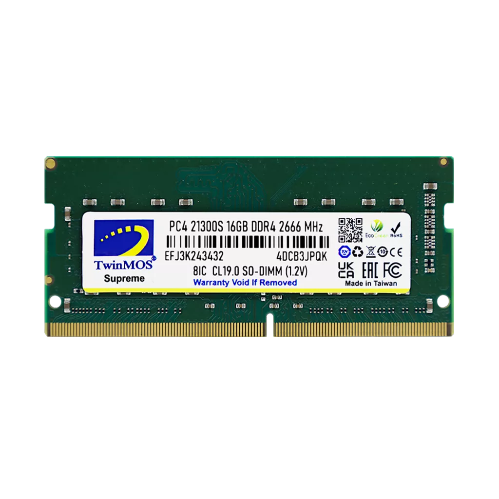 TWINMOS 16GB 2666MHz DDR4 MDD416GB2666N NOTEBOOK RAM