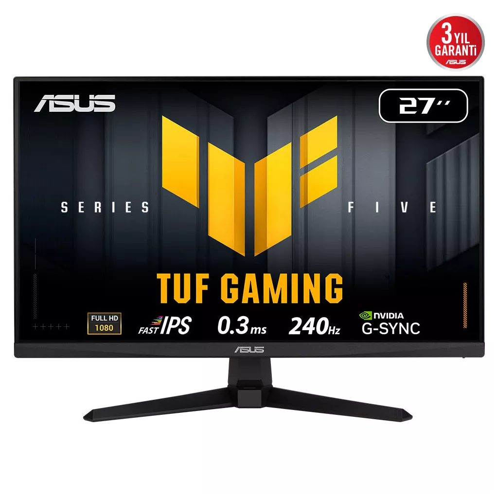 ASUS 27" FAST IPS TUF GAMING VG279QM5A 0.3MS 240hz HDMI-DP Gaming Monitör (1920 X 1080)