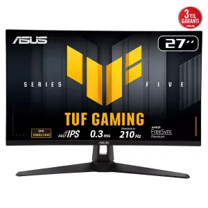 ASUS TUF GAMING VG27AQ5A 27" 0.3MS 210Hz 2K HDMI/DP/TYPE-C VESA IPS LED GAMING MONITOR