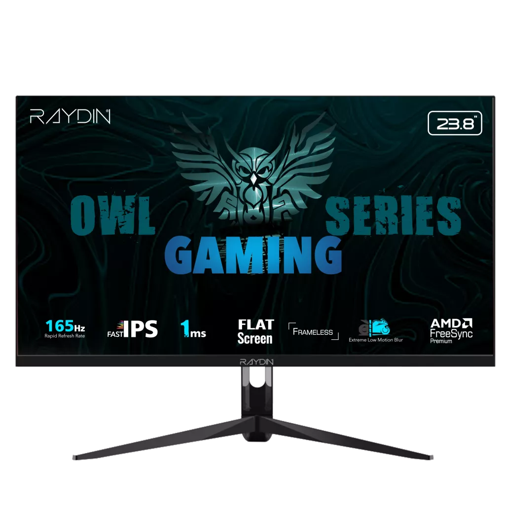 RAYDIN G238IPS165, 23.8", 1ms, 165Hz, Full HD, 300 nits, HDMI, DP, USB, Hoparlör, IPS LED, Frameless, FreeSync Gaming Monitör
