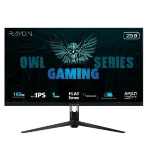 RAYDIN G238IPS165, 23.8", 1ms, 165Hz, Full HD, HDMI, DP, USB, Hoparlör, IPS LED, Frameless, FreeSync Gaming Monitör