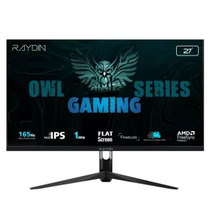 RAYDIN G270IPS165, 27", 1ms, 165Hz, Full HD, HDMI, DP, USB, Hoparlör, IPS LED, Frameless, FreeSync Gaming Monitör