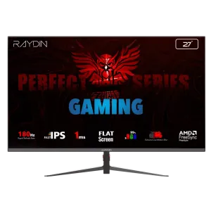 RAYDIN MM27DFI-180HZ, 27", 1ms, 180Hz, Full HD, 300 nits, HDMI, DP, IPS LED, Flat, Frameless, FreeSync Gaming Monitör