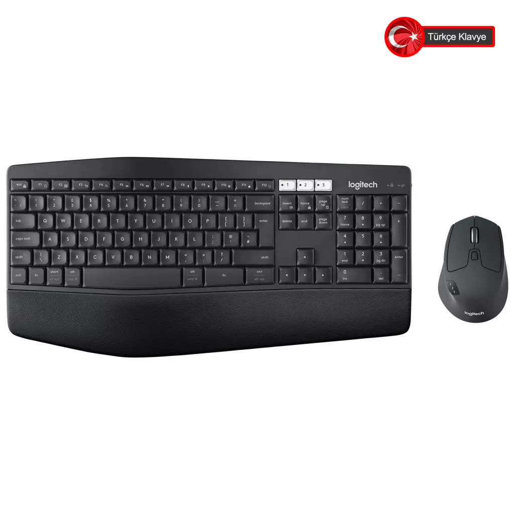 LOGITECH MK850 Kablosuz Q Trk Siyah Klavye - Mouse Set  (920-008230)