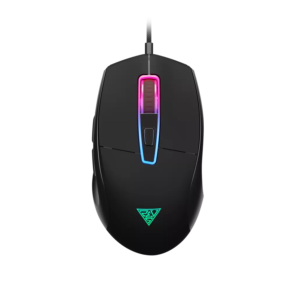 GAMDIAS ZEUS M5, RGB Aydınlatma, USB Kablolu,  7 Programlanabilir Buton, Gaming Mouse, 12.800 DPI, Siyah