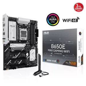 ASUS B650E MAX GAMING WIFI6E DDR5 HDMI DP PCIE 5.0 AM5 ATX