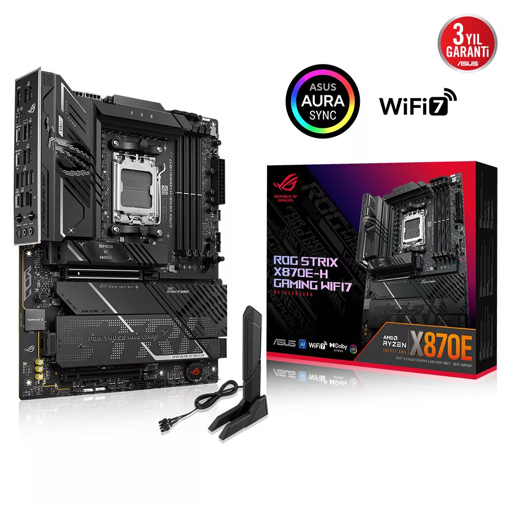 ASUS ROG STRIX X870E-H DDR5 HDMI DP PCIE 5.0 AM5 ATX